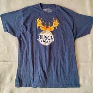 Busch Light Blue T-Shirt with Logo